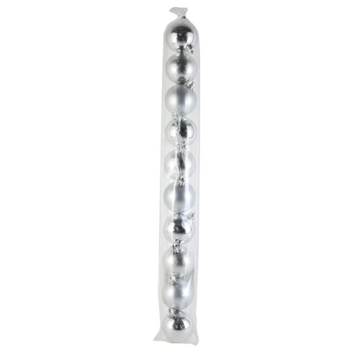 Set 10 globuri pentru brad din plastic 5 CM
