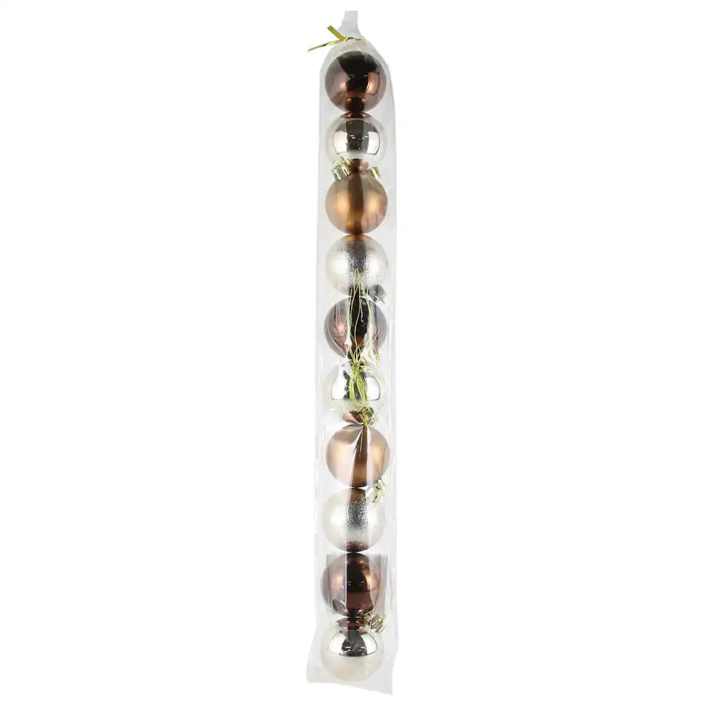 Set 10 globuri pentru brad din plastic 5 CM Set 10 globuri pentru brad din plastic 5 CM