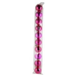 Set 10 globuri pentru brad din plastic 5 CM