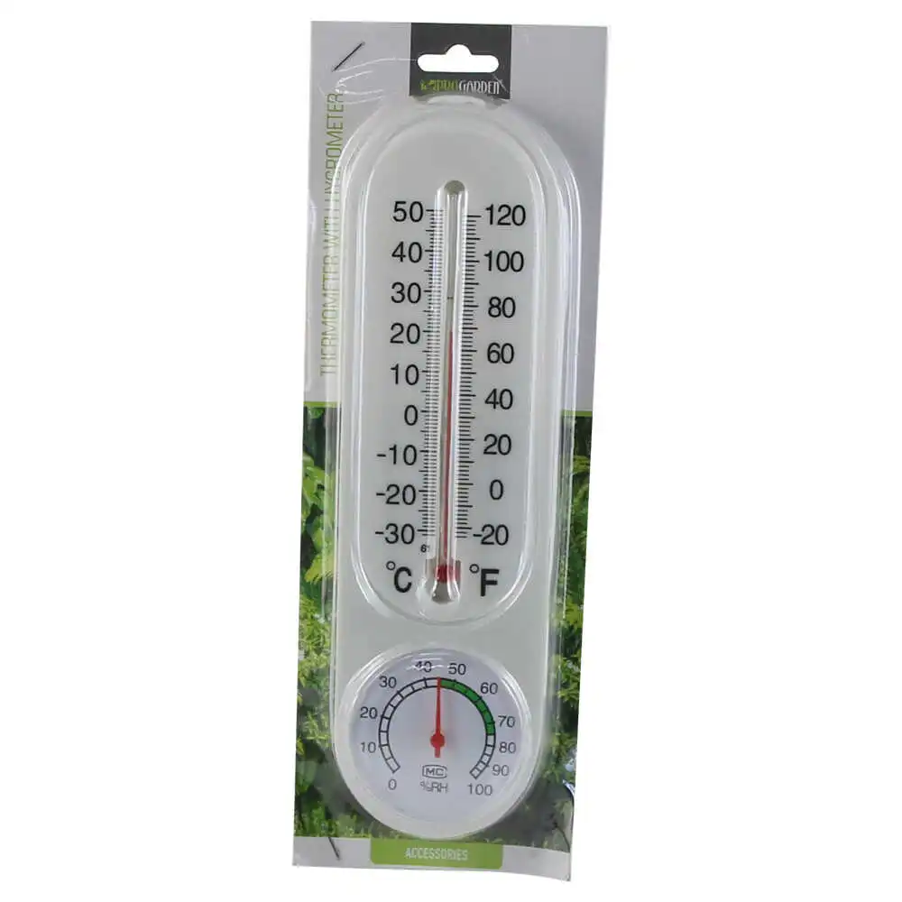 Termometru pentru perete cu higrometru 22 CM