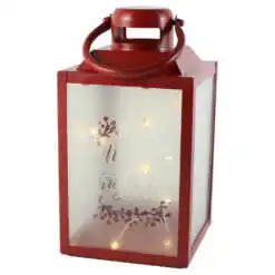 Felinar decorativ cu leduri "Merry Christmas" 12x23 CM