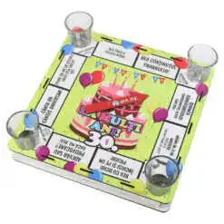 Joc de baut cu 4 pahare shot