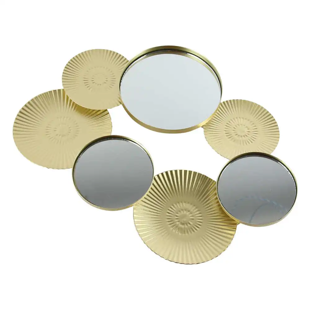 Oglinda decor perete din metal 38x26 CM Oglinda decor perete din metal 38x26 CM