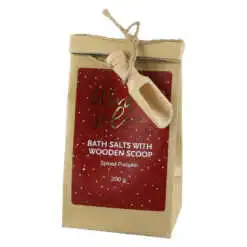 Sare de baie cu lingurita din lemn 200 gr