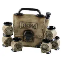 Set pentru bauturi din ceramica cu 6 cani