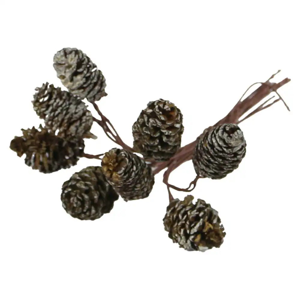 Pick decor cu conuri de brad 13 CM Pick decor cu conuri de brad 13 CM