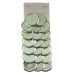 Set 20 ace realizate din metal pentru lumanari ( 6cm )