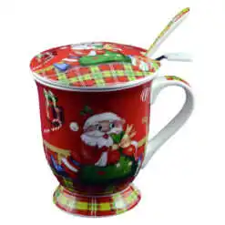 Cana din ceramica cu capac
