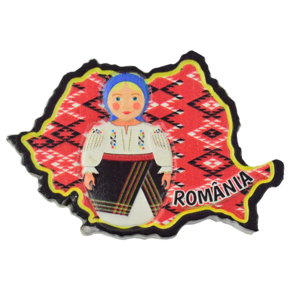 Magnet de frigider din rasina 8 CM