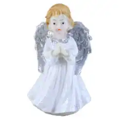 Figurina ingeras cu aripi argintii