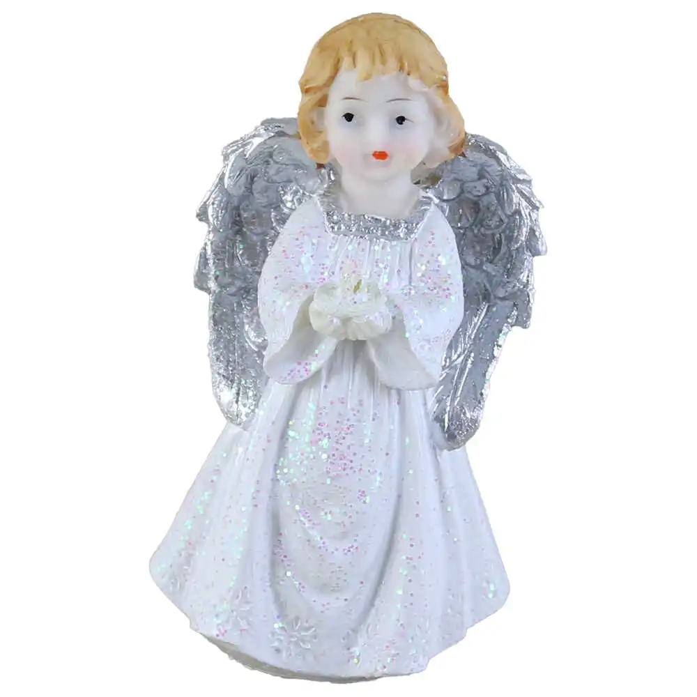 Figurina ingeras cu aripi argintii Figurina ingeras cu aripi argintii