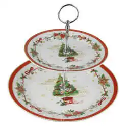 Platou etajat cu 2 nivele