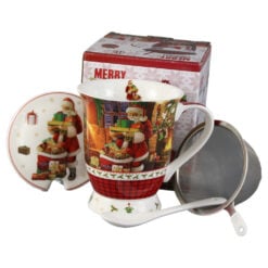 Cana ceramica cu infuzor metalic