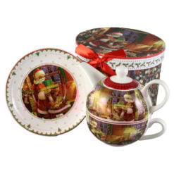 Set ceainic cu ceasca si farfurioara 350 ml/310 ml