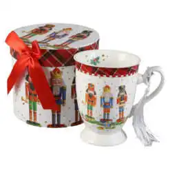 Cana din ceramica cu franjuri