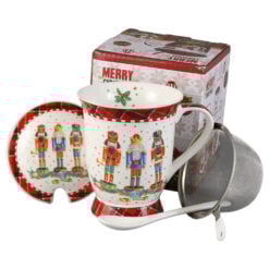Cana ceramica cu infuzor metalic