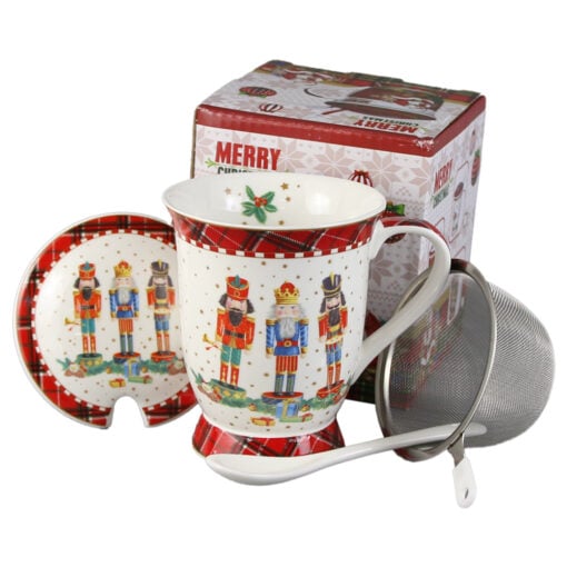 Cana ceramica cu infuzor metalic