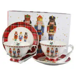 Set 2 cesti cu farfurii