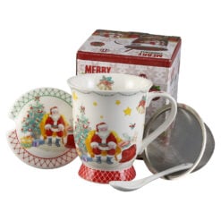 Cana ceramica cu infuzor metalic