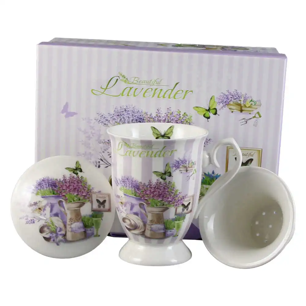 Cana ceramica cu infuzor si capac Cana ceramica cu infuzor si capac