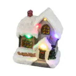 Casuta de Craciun din rasina