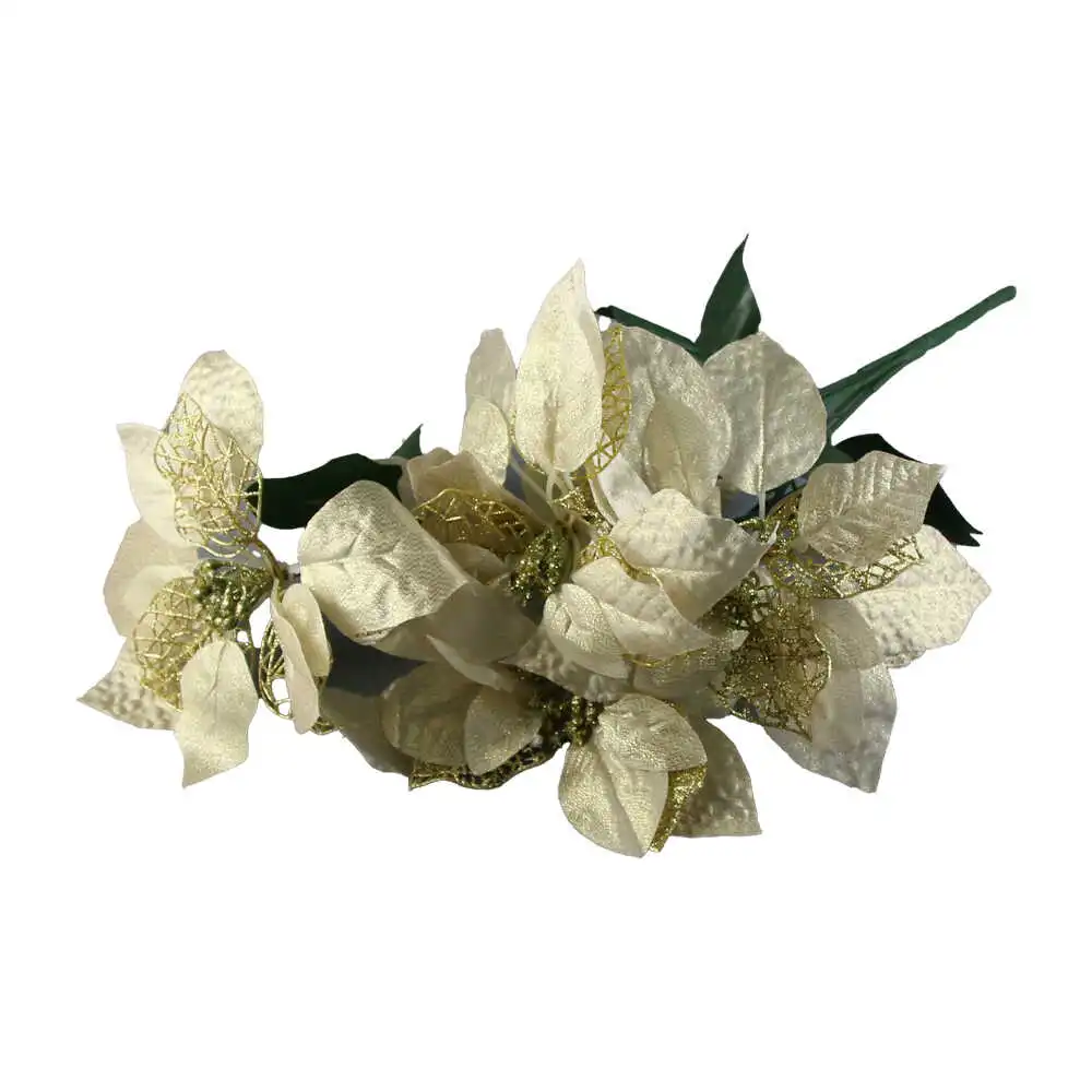 Buchet artificial Craciunita 50 CM