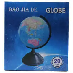 Glob pamantesc pe suport din plastic 20x29 CM