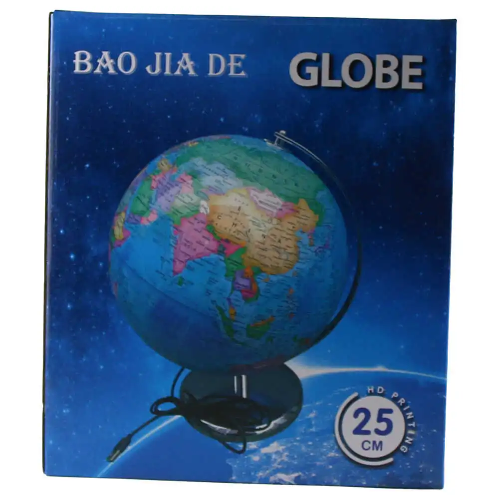 Glob pamantesc pe suport din plastic 25x32 CM Glob pamantesc pe suport din plastic 25x32 CM
