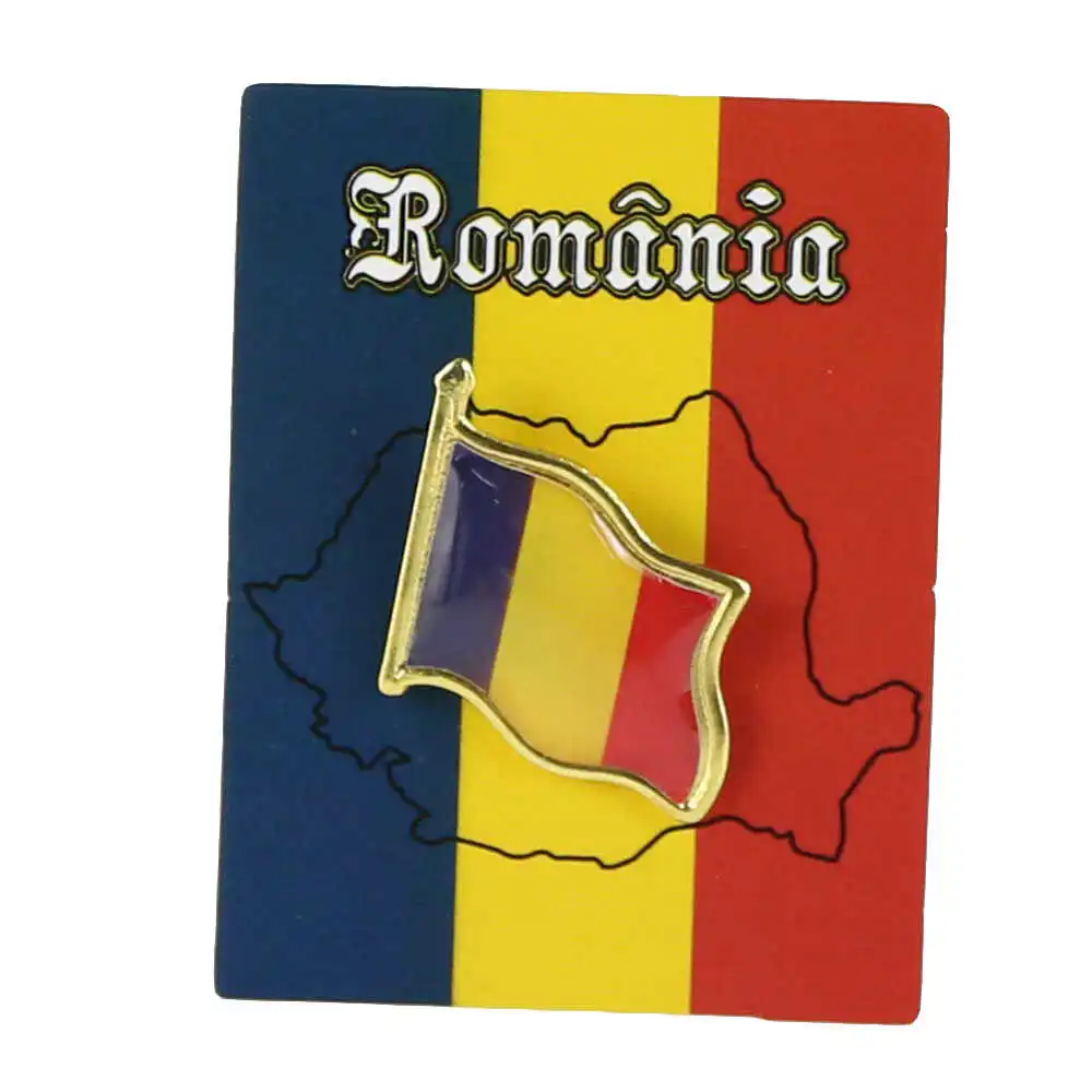 Insigna Steagul Romaniei 2 CM Insigna Steagul Romaniei 2 CM