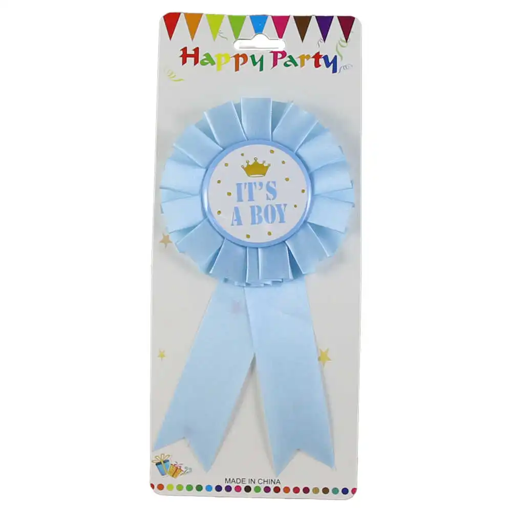 Fundita cu insigna 8x15 CM "It's a Girl/Boy"