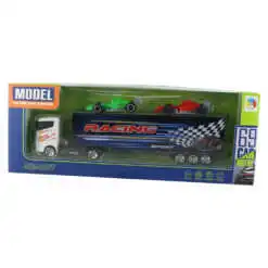 Camion trailer cu masinute Die-Cast