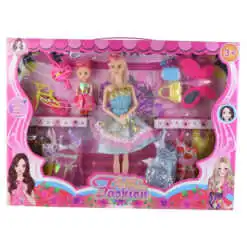 Papusa cu accesorii Girl Fashion