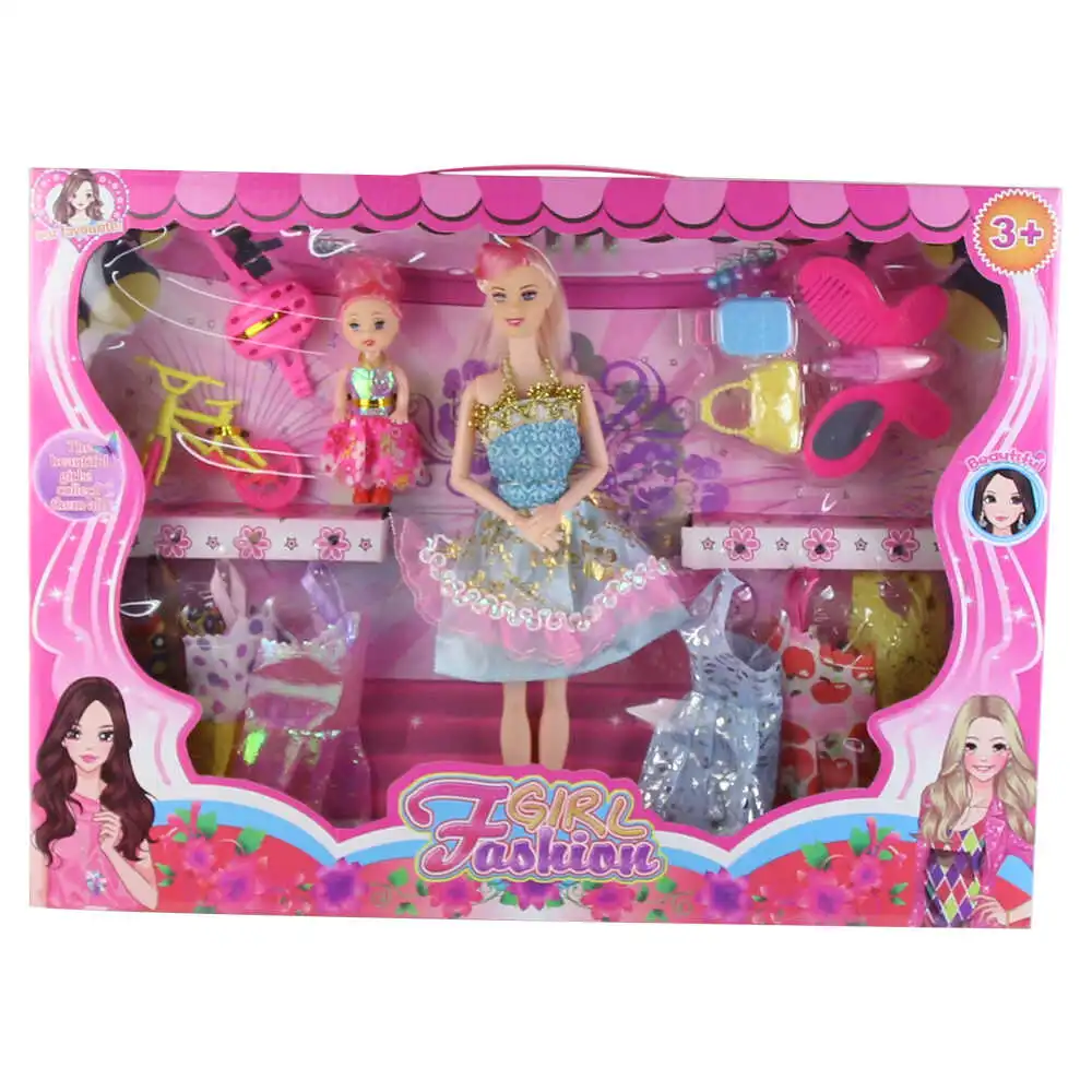 Papusa cu accesorii Girl Fashion Papusa cu accesorii Girl Fashion