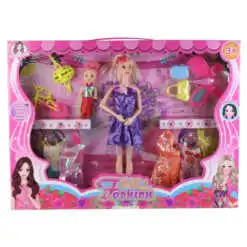 Papusa cu accesorii Girl Fashion