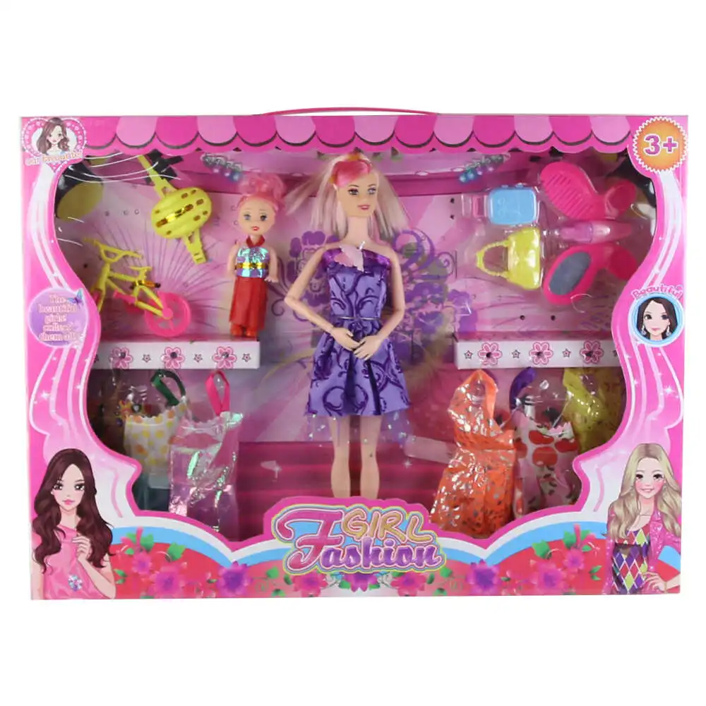 Papusa cu accesorii Girl Fashion Papusa cu accesorii Girl Fashion