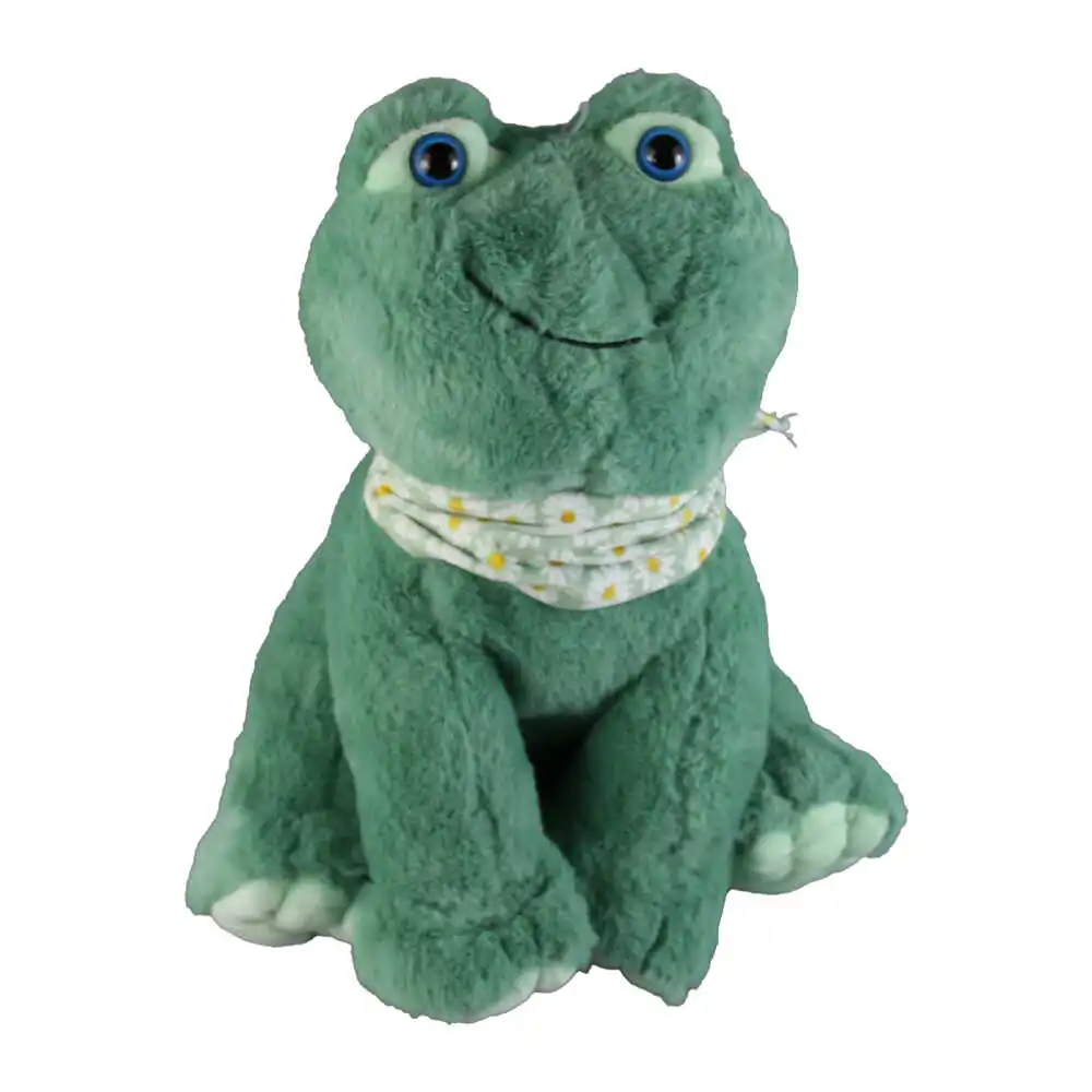 Jucarie de plus - Broscuta cu fular 27 CM Jucarie de plus - Broscuta cu fular 27 CM