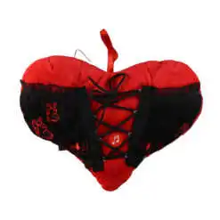 Decoratiune Inima din plus cu dantela 23 CM