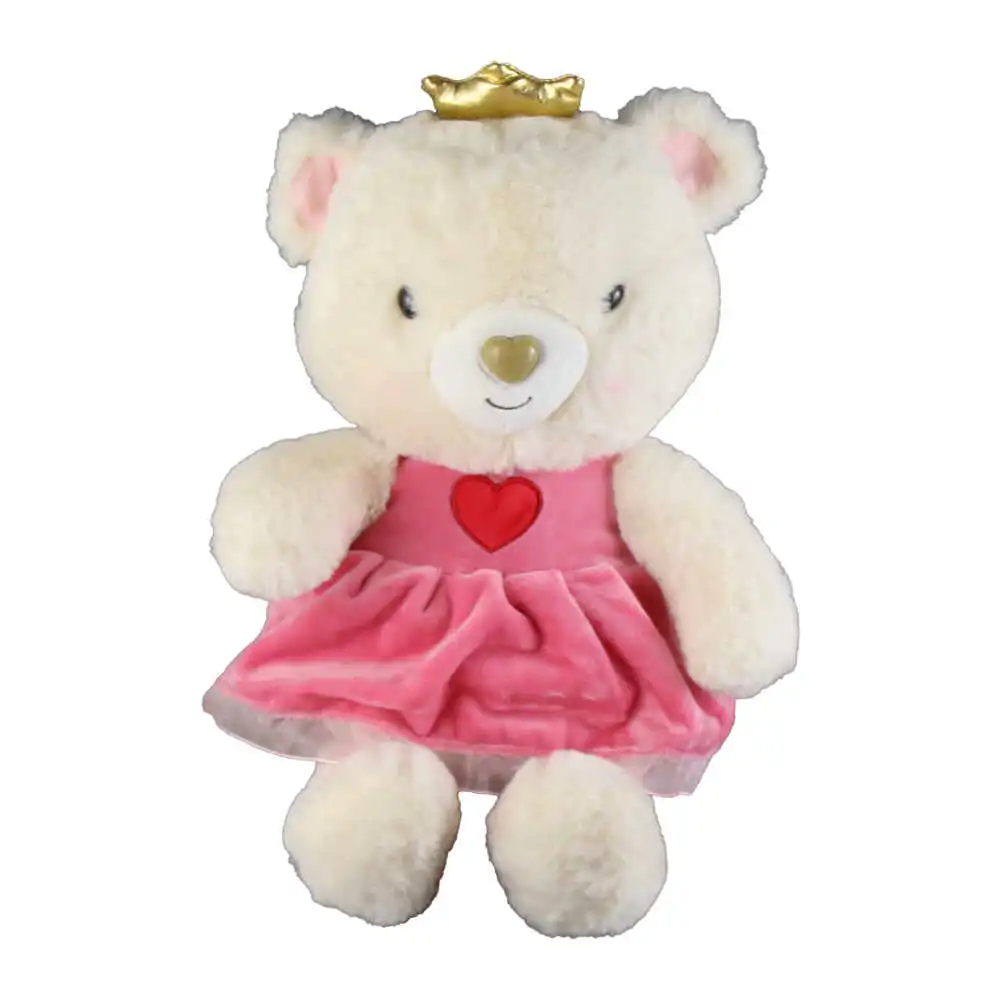 Ursulet de plus cu coroana 28 CM Ursulet de plus cu coroana 28 CM