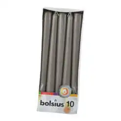 Set 10 lumanari conice Bolsius