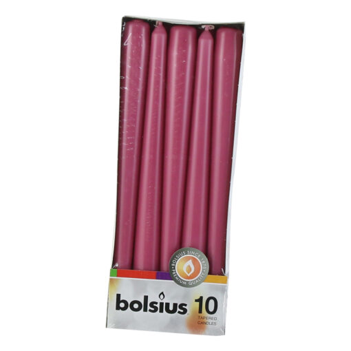 Set 10 lumanari conice Bolsius