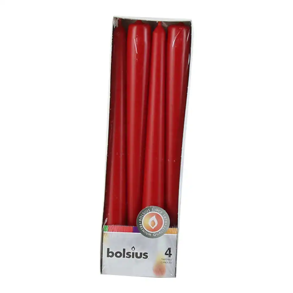 Set 4 lumanari conice Bolsius Set 4 lumanari conice Bolsius