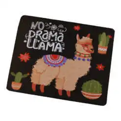 Mouse Pad "No Drama Lama" 22x18 CM