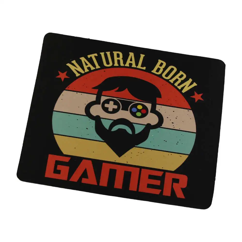 Mouse Pad "Natural Born Gamer" 22x18 CM