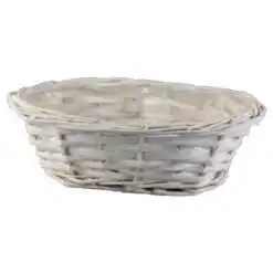 Ghiveci oval din rachita 24x16 CM