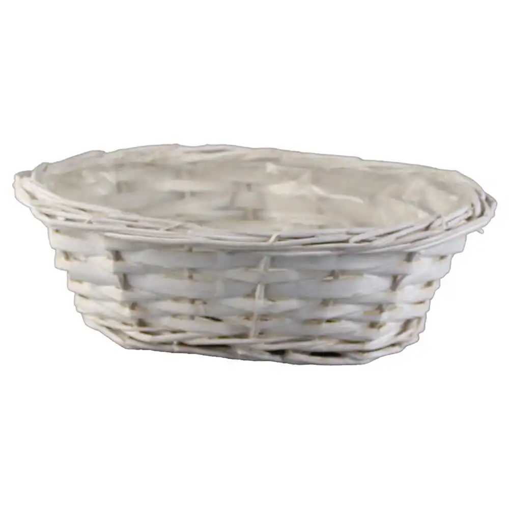 Ghiveci oval din rachita 24x16 CM