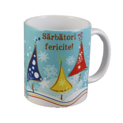 Cana ceramica "Sarbatori Fericite!"