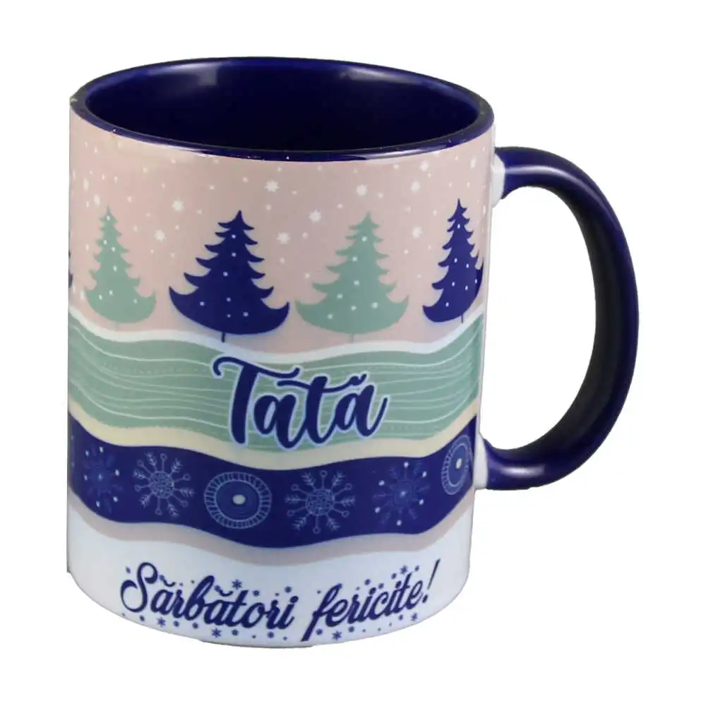 Cana ceramica "Tata...Sarbatori Fericite!" Cana ceramica "Tata...Sarbatori Fericite!"