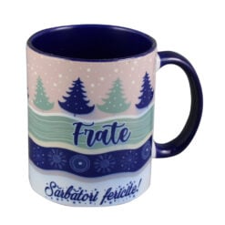 Cana ceramica "Frate...Sarbatori Fericite!"