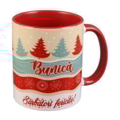 Cana ceramica "Bunica...Sarbatori Fericite!"