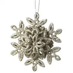 Ornament brad cu glitter